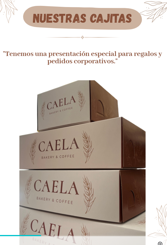 Cajas de regalo Caela Bakery & Coffee