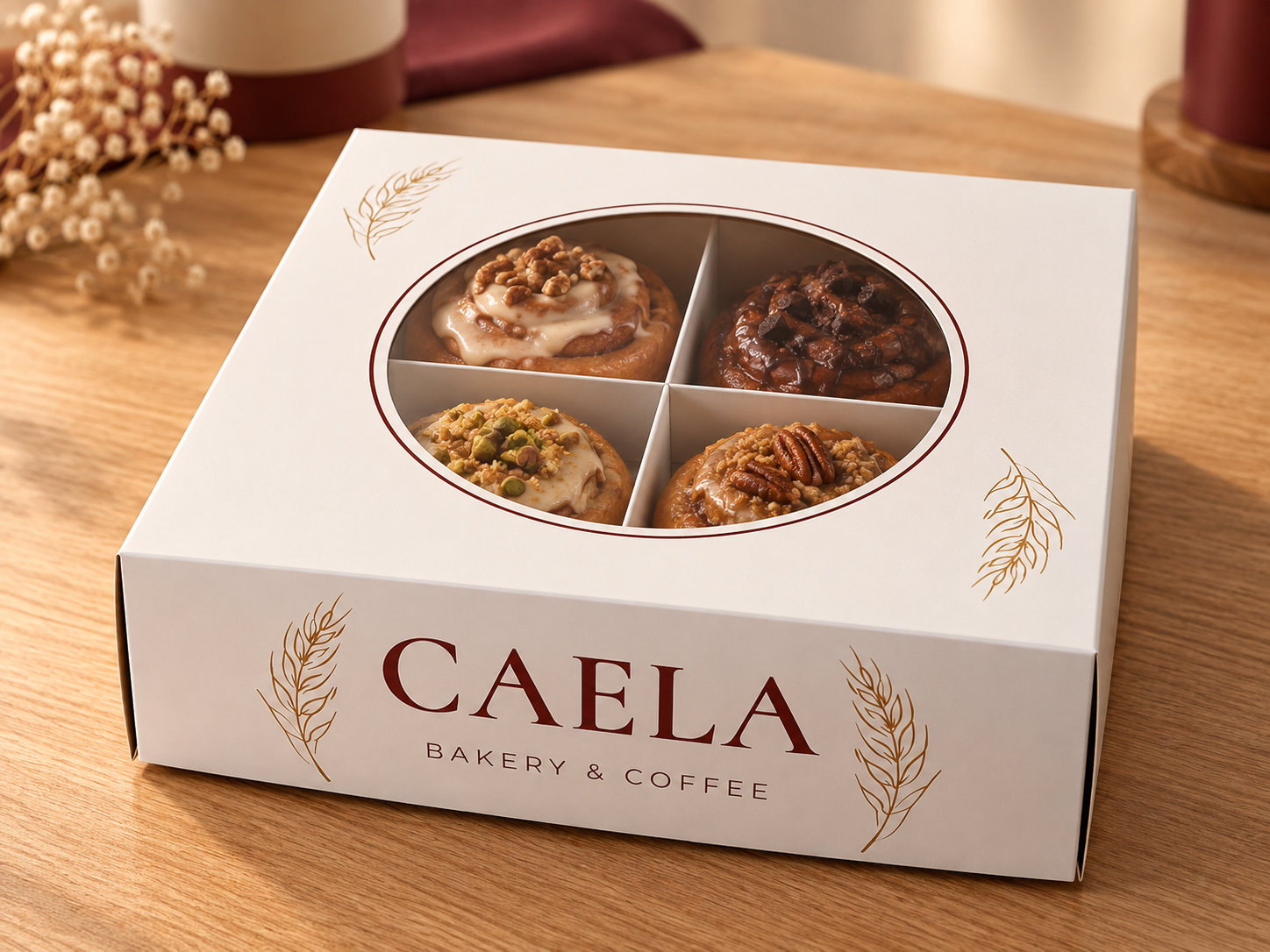 Caja Caela de 4 rolls