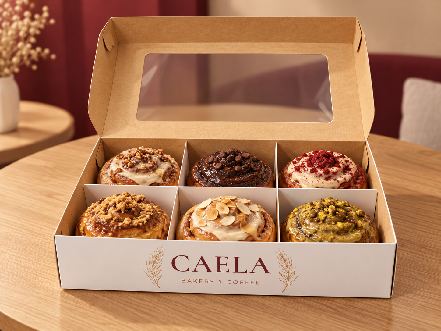 Caja Caela de 6 rolls